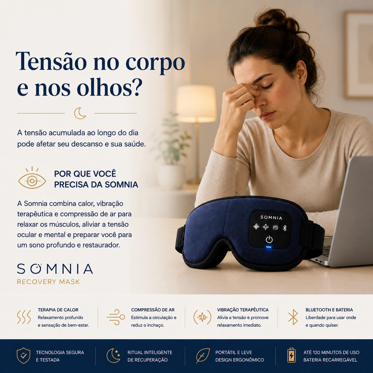 SOMNIA -Sistema Inteligente de Recuperação e Relaxamento no sono e ansiedade