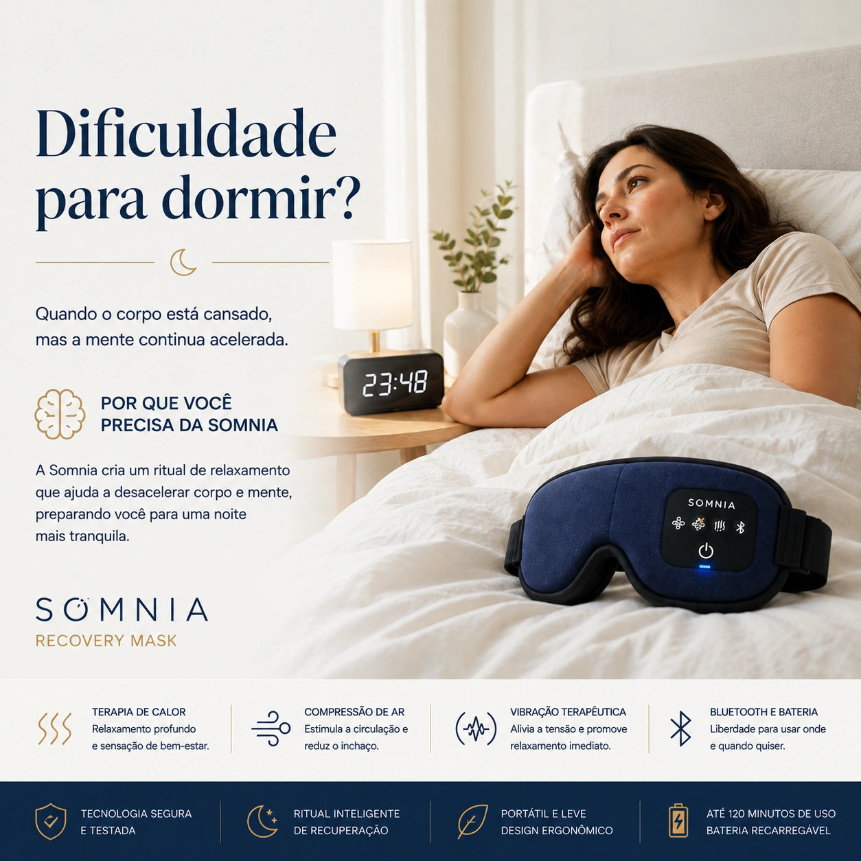 SOMNIA -Sistema Inteligente de Recuperação e Relaxamento no sono e ansiedade