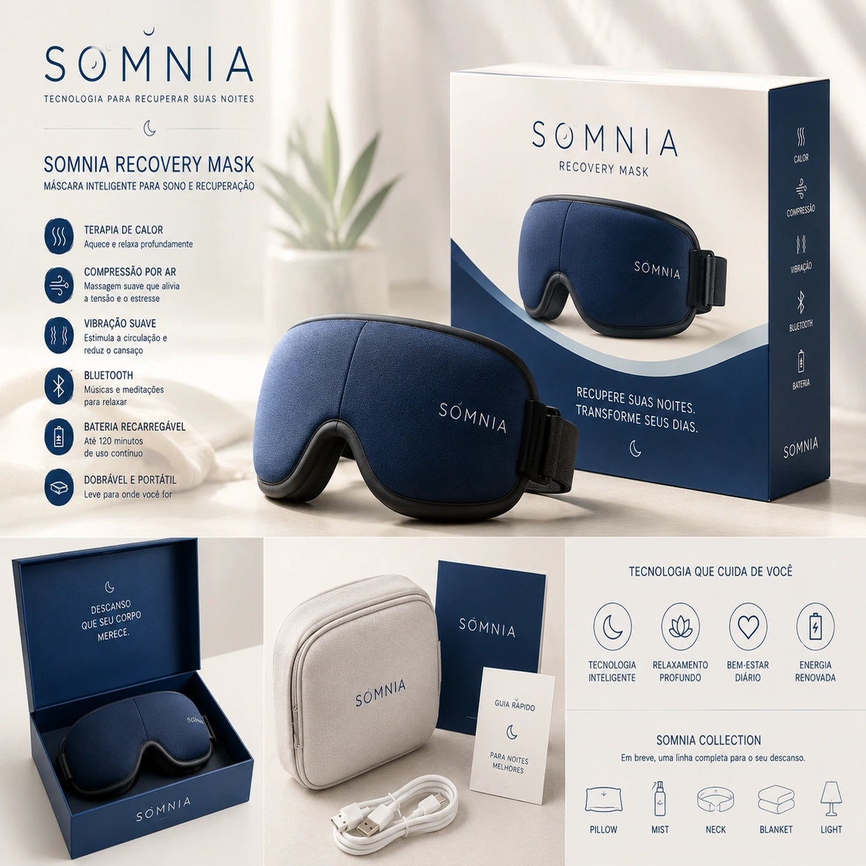 SOMNIA -Sistema Inteligente de Recuperação e Relaxamento no sono e ansiedade